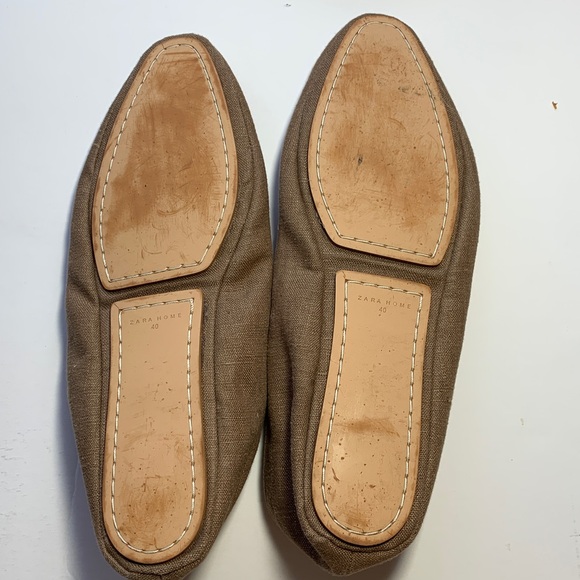 Zara Home Brown Women's Flats Size 40 - Picture 3 of 5
